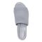 Vionic Fleur Women's Slide Heeled Sandals - Light Grey Knit - Top