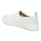 Vionic Zinah Womens Oxford/Lace Up Casual - White Leather - Back angle