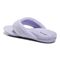 Vionic Lydia Women's Washable Thong Post Arch Supportive Slipper - Purple Heather Terry - Back angle