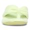 Vionic Lydia Women's Washable Thong Post Arch Supportive Slipper - Pale Lime TERRY Front