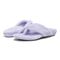 Vionic Lydia Women's Washable Thong Post Arch Supportive Slipper - Purple Heather Terry - pair left angle