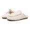 Vionic Caressa Womens Slipper Casual - Natural Curly Shear - pair left angle