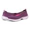 Vionic Kallie Womens Slip On Knit Sporty Comfort Shoe - Grape Kiss Knit - pair left angle