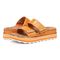Vionic Brandie Women's Platform Comfort Sandal - Marmalade - pair left angle