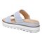 Vionic Brandie Women's Platform Comfort Sandal - Blue Haze - Back angle