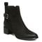 Vionic Sienna Womens Ankle/Bootie Shrtboot - Black Wp Nubuck - Angle main