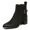 Vionic Sienna Womens Ankle/Bootie Shrtboot - Black Wp Nubuck - Left angle