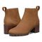 Vionic Wilma Womens Ankle/Bootie Shrtboot - Toffee Wp Nubuck - pair left angle