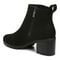 Vionic Wilma Womens Ankle/Bootie Shrtboot - Black Wp Nubuck - Back angle