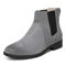 Vionic Alana Women's Comfort Boot with Arch Support - Charcoal Suede Left angle