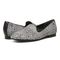Vionic Willa Knit Women's Slip-On Casual Shoe - Black/white Haircalf - pair left angle