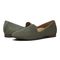 Vionic Willa Knit Women's Slip-On Casual Shoe - Olive Suede - pair left angle