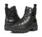 Vionic Jaxen Womens Mid Shaft Boots - Black Wp Lthr Txt - pair left angle