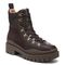Vionic Jaxen Women's Arch Supportive Combat Boots - Chocolate - Angle main