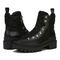 Vionic Jaxen Womens Mid Shaft Boots - Black Wp Lthr Shearl - pair left angle