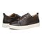 Vionic Lucas Mens Oxford/Lace Up Casual - Chocolate Leather - pair left angle