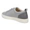 Vionic Lucas Mens Oxford/Lace Up Casual - Light Grey Leather - Back angle