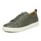 Vionic Lucas Mens Oxford/Lace Up Casual - Olive Leather - Left angle