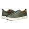 Vionic Lucas Mens Oxford/Lace Up Casual - Olive Leather - pair left angle