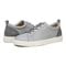 Vionic Lucas Mens Oxford/Lace Up Casual - Light Grey Leather - pair left angle