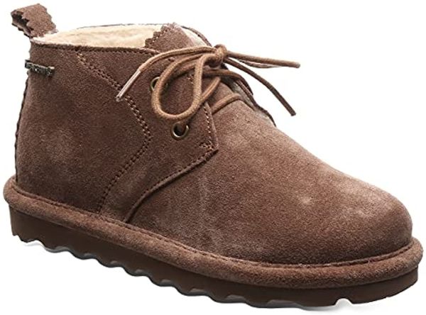 Bearpaw Skye Kid's / Youth Leather Boots - 2578Y - Cocoa