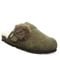 Bearpaw Stevie Women's Leather Slippers - 2869W - Dark Olive