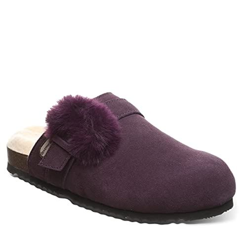 Bearpaw Stevie Women's Leather Slippers - 2869W - Larkspur