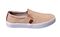 Revitalign Boardwalk Canvas - Women's Slip-on Comfort Shoe - Sand - Profile