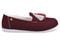 Spenco Hearthside Women's Comfort Slipper - Burgundy - Side