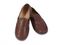 Spenco Siesta Men's Leather Slip-on Comfort Shoe - French Roast - 2-tn