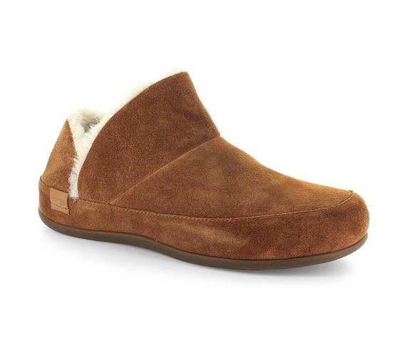 Strive Geneva Women's Supportive Slipper - Classic Tan - Angle