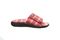 Strole Den Tartan Women's Wool Slide Slippers with Orthotic Arch Support Strole- 614 - Red - View