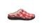 Strole Snug Tartan Women's Supportive Clog with Orthotic Arch Support Strole- 614 - Red - View