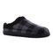 Lamo Julian Clog Wool Men's Slippers EM2049 - Charcoal Plaid - Profile View