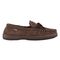 Lamo Lady's Moccasin Slippers P002W - Chocolate - Side View