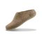 Glerups Wool Open Heel Unisex Slipper / Slip-on Clog - Leather Sole - Model B -  B Sand 21