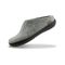 Glerups Wool Open Heel Unisex Slipper / Slip-on Clog - Rubber Sole - Model BR -  Grey/Black