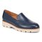 Vionic Kensley Women's Slip On Loafer - Navy Leather - Angle main
