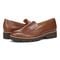 Vionic Kensley Women's Slip On Loafer - Brown Nappa - pair left angle