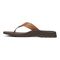 Vionic Wyatt Men's Toe-Post Sport Arch Supportive Sandal - Toffee Leather - Left Side