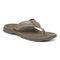 Vionic Wyatt Men's Toe-Post Sport Arch Supportive Sandal - Stone Leather - Angle main