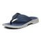 Vionic Wyatt Mens Thong Sandals - Navy - Left angle