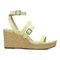 Vionic Sabina Womens Quarter/Ankle/T-Strap Wedge - Pale Lime - Right side