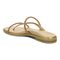 Vionic Prism Womens Slide Sandals - Gold Metallic - Back angle