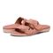 Vionic Corlee Womens Slide Sandals - Terra Cotta - pair left angle