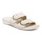 Vionic Corlee Womens Slide Sandals - Cream - Angle main