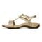 Vionic Mikah Womens Quarter/Ankle/T-Strap Sandals - Gold Metallic - Left Side