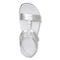 Vionic Mikah Womens Quarter/Ankle/T-Strap Sandals - Silver Metallic - Top