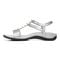 Vionic Mikah Womens Quarter/Ankle/T-Strap Sandals - Silver Metallic - Left Side