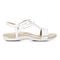 Vionic Mikah Womens Quarter/Ankle/T-Strap Sandals - White - Right side